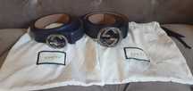 Curea gucci piele naturala bleumarin