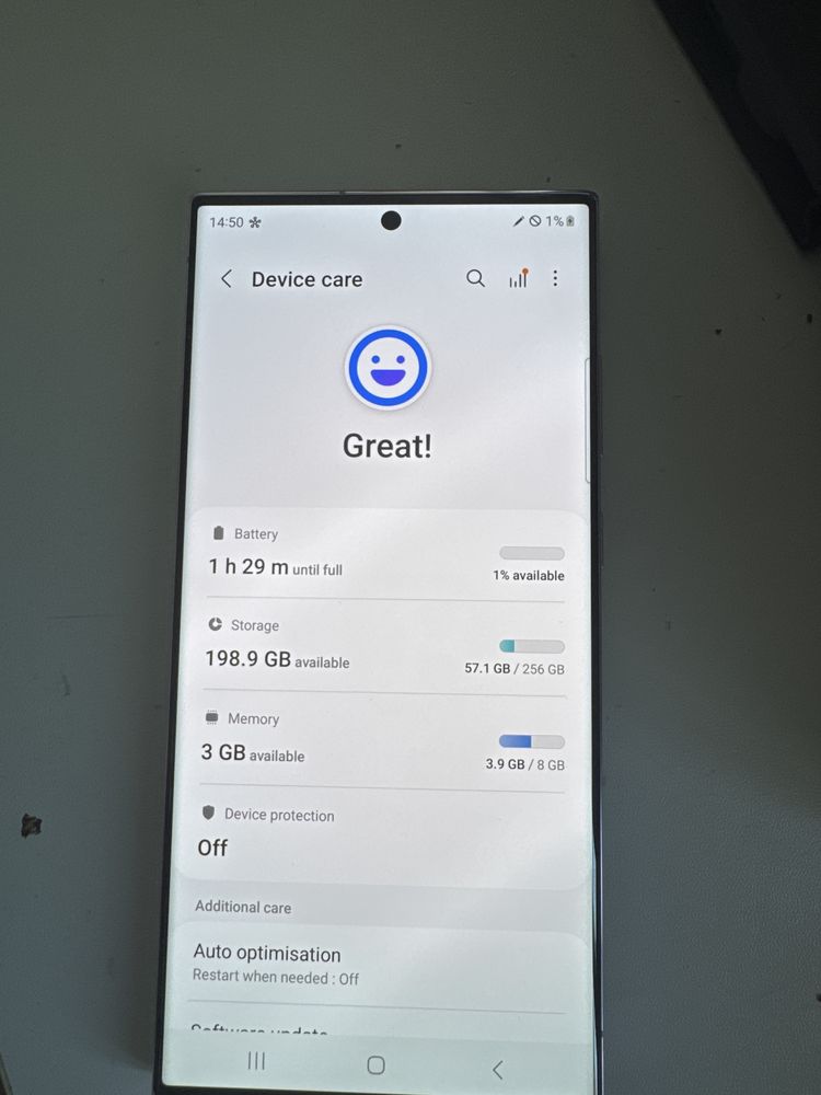 Samsung s23 ultra g918  512 gb Cream Lavender Black