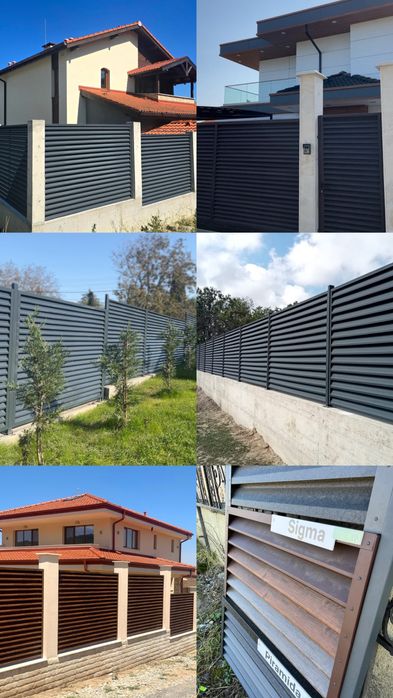 Ламелни огради монтаж