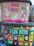 Cutie depozitare jucarii cu capac, 25 L Funny Box
