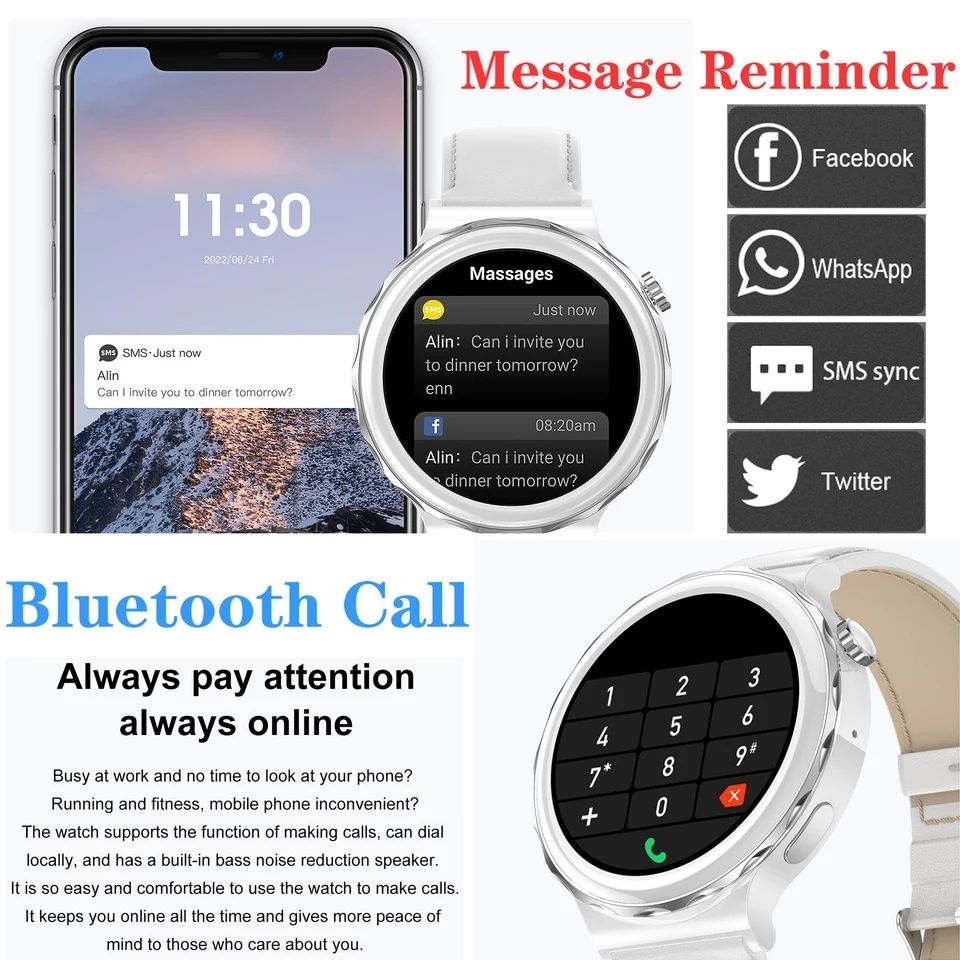 Смарт-часы LEMFO GT3 Pro smart watch IP68, NFC фитнес-браслет