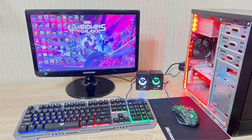 Игровой компьютер Core i3/8GB/HDD/GT 730 + 19 дюйм монитор/ЦЕНА ЗА ВСЁ
