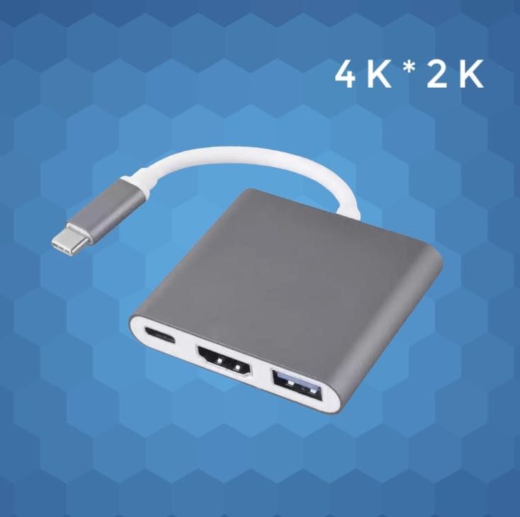 Hub Type-c Thunderbolt 3 HDMi USB 3.0 macbook ipad