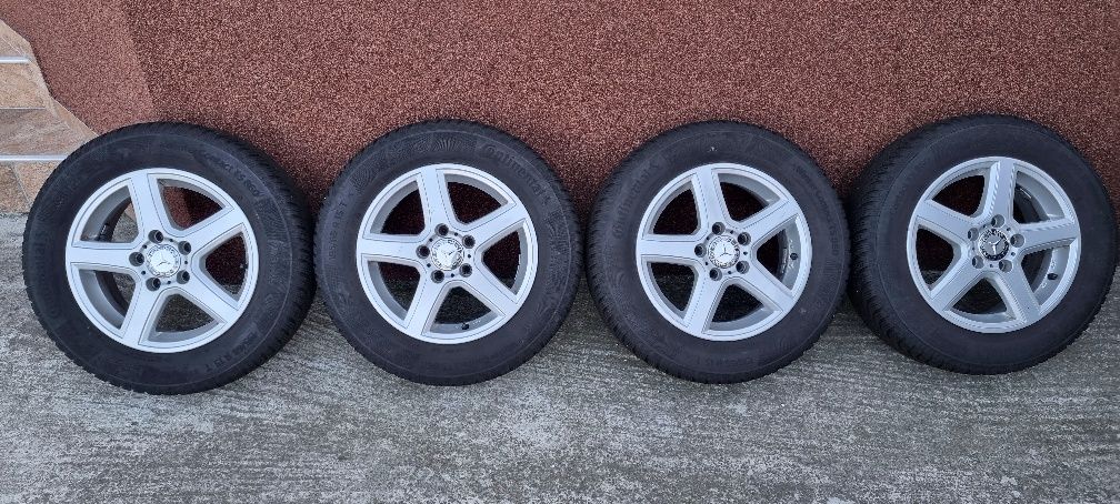 Jante R15 5x112 cu anvelope Continental m+s 195/65R15