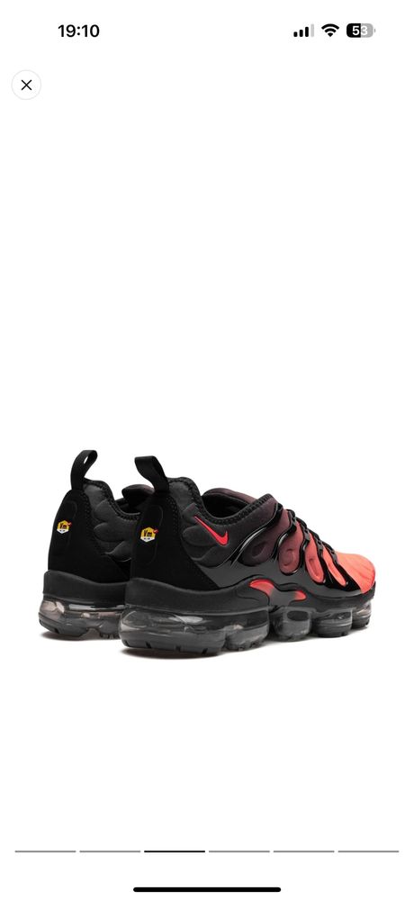 Vand Nike Air Vapormax Plus Black/Bright Crimson