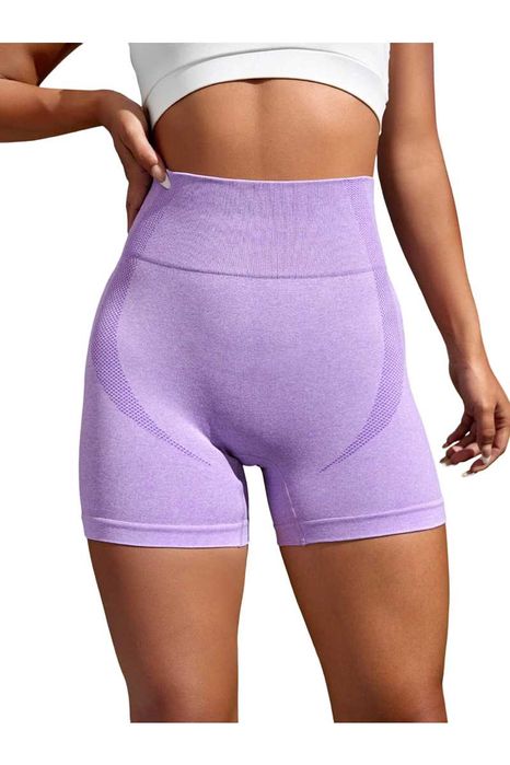 Colanti Dama Scurti Modelatori Elastici Efect Push Up Lila, M