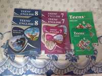 Учебники английского языка для школьников  и книги  для учителя.   для