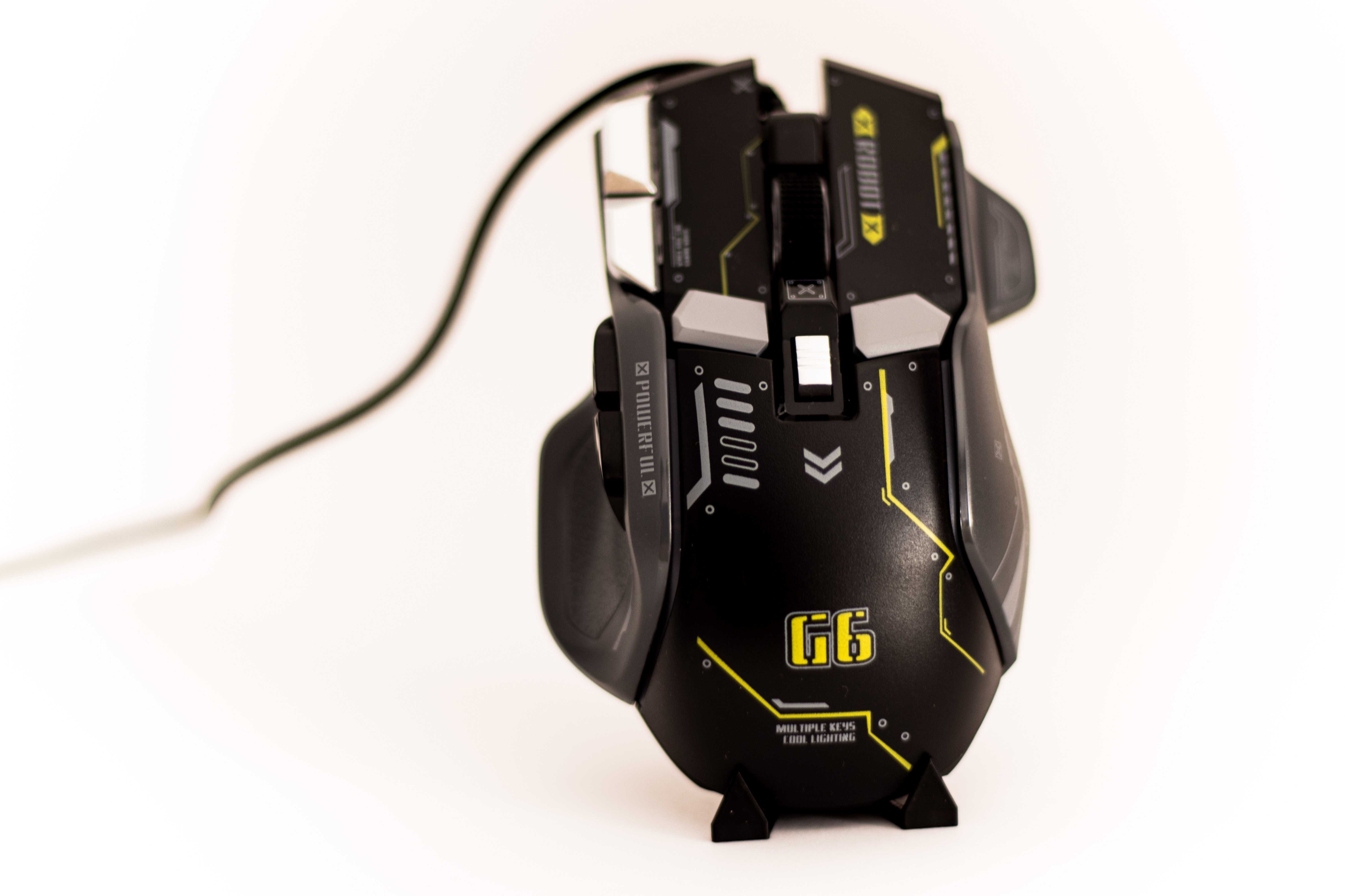 Mouse de Gaming G6, RGB, Ergonomic, 10 butoane reglabile