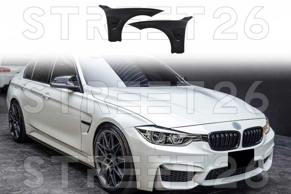 Aripi M3 BMW Seria 3 F30 F31 Sedan Touring (2012-2019) M3 Design Negru