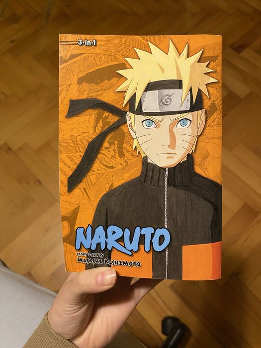 Naruto manga 3 in 1  volumes 7,8,9; 43,44,45 ;70,71,72