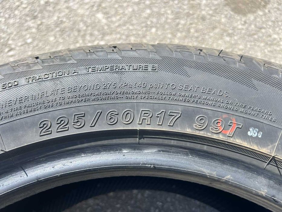 2 бр. Yokohama Geolandar A/T 225/60 R17 99T–година 2023,отлични, София
