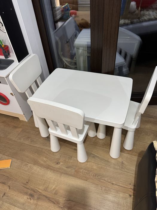 Masa si scaune copii,ikea Mammout