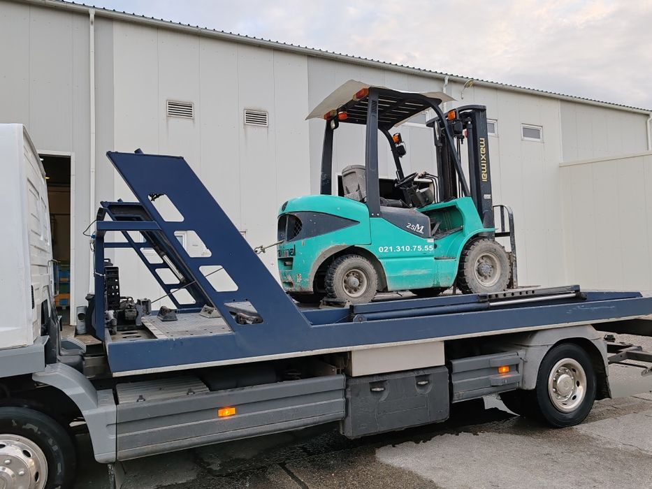 Tractari auto & Transport utilaje cu platforma – Pitești