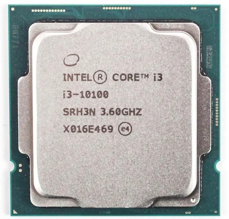 Процессор Intel core i3 10100