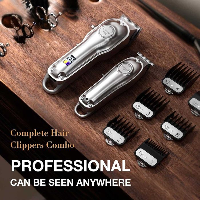 Set profesional masina de tuns si trimmer SUPRENT HC596,sigilat