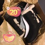 UGG AUSTRALIA № 35/36 – Дамски зимни водоустойчиви боти ест. кожа нови