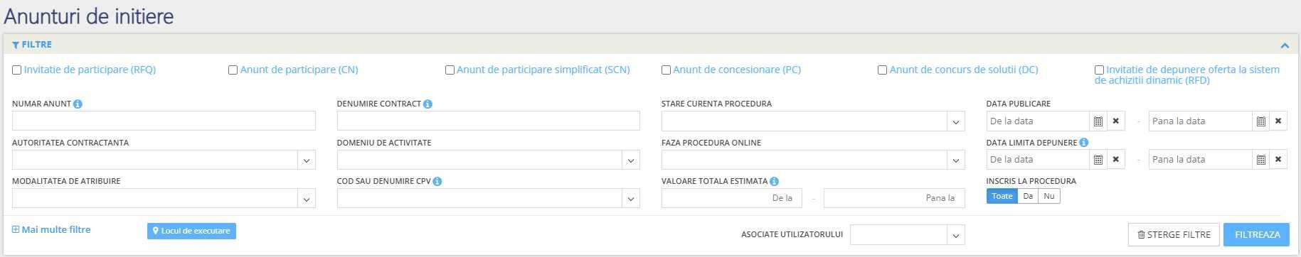 Intocmirea documentelor pentru licitatii publice in constructii SEAP