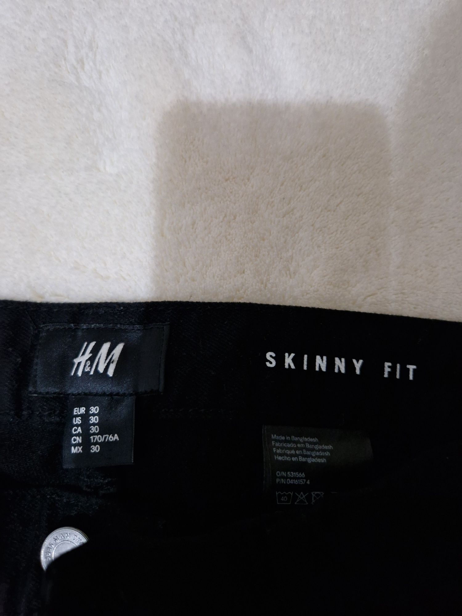 Vand pantaloni H&M Skinny fit