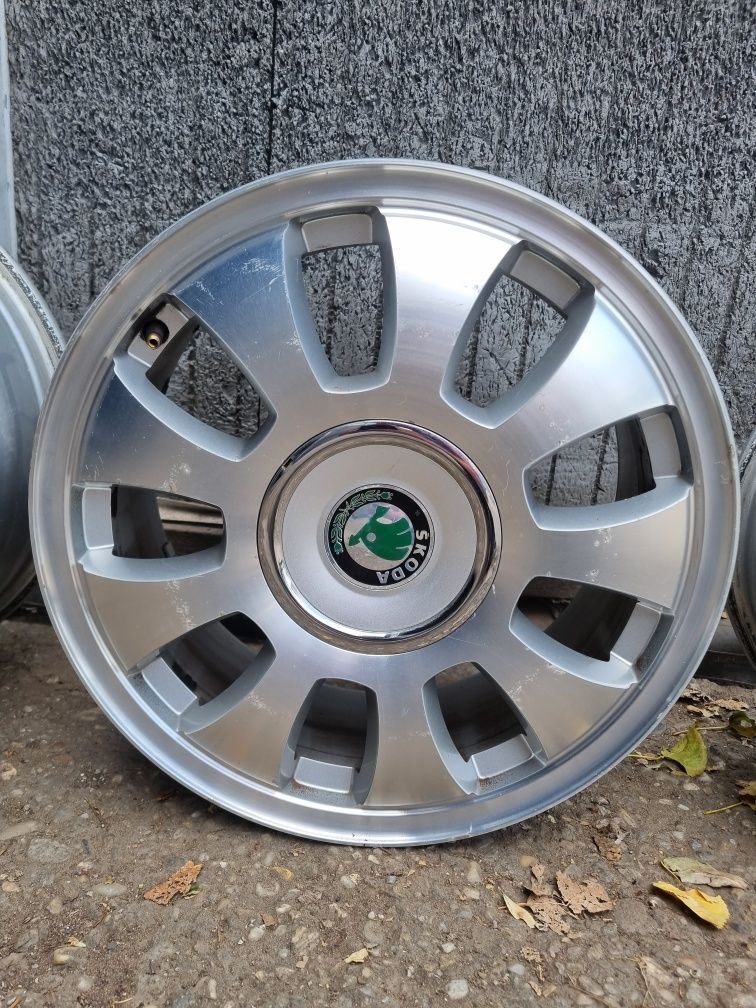 Jante R16 Aliaj 5x100 / 6.5J ET 42 originale Skoda Octavia 1 VW AG