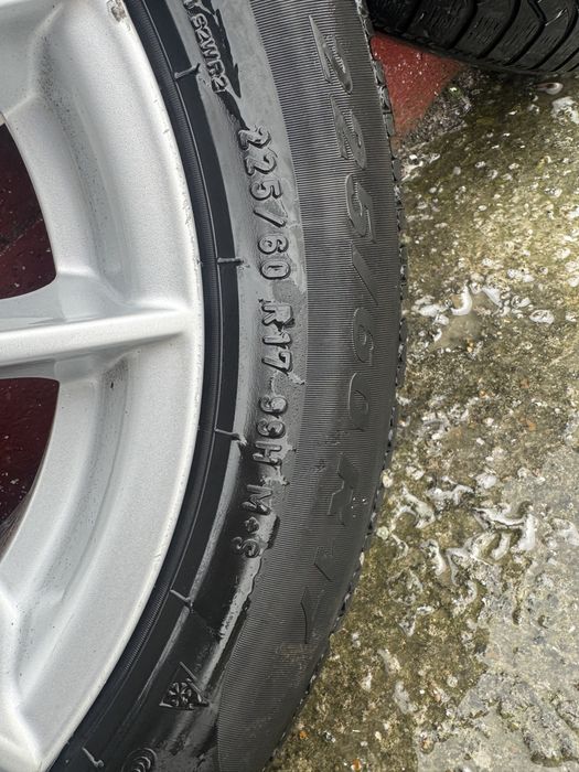 Set jante 17’ BMW  x3,x4 E90 E91 +senzori + cauciucuri