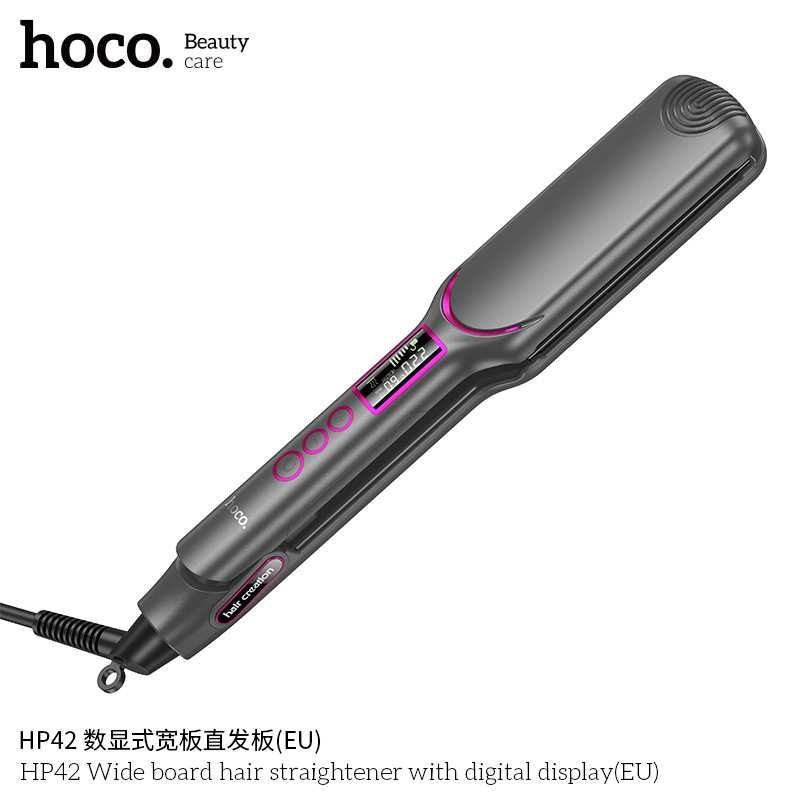 Hoco HP42 Выпрямитель для Волос с Широкой Доской и дисплеем EN Dyson