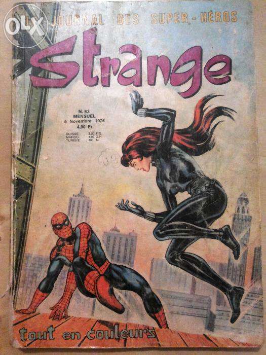 Strange si Titans an 1976 -Colectie rara de benzi desenate -