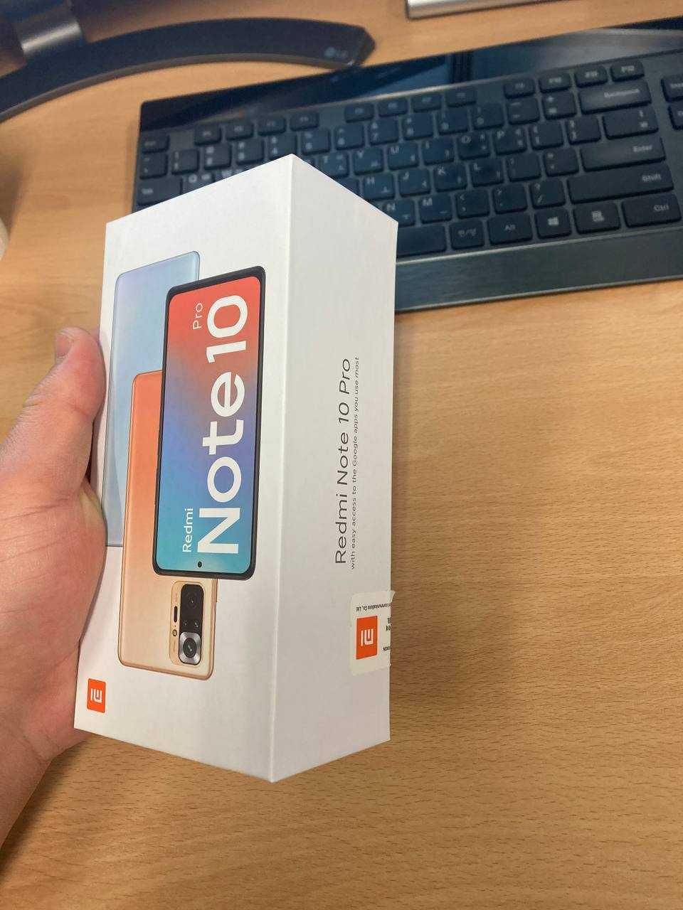 Redmi Note10 pro, 6/128 Gb, Rangi qora, Global versiya,