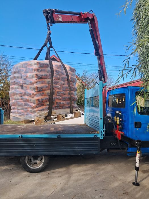 Iveco daily basculabil cu macara