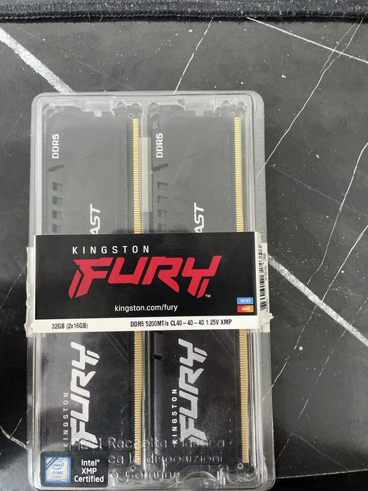ddr5 32 gb 5200 kingston fury