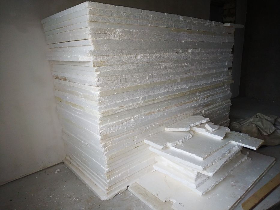 Пенопласт новый толщина  5см