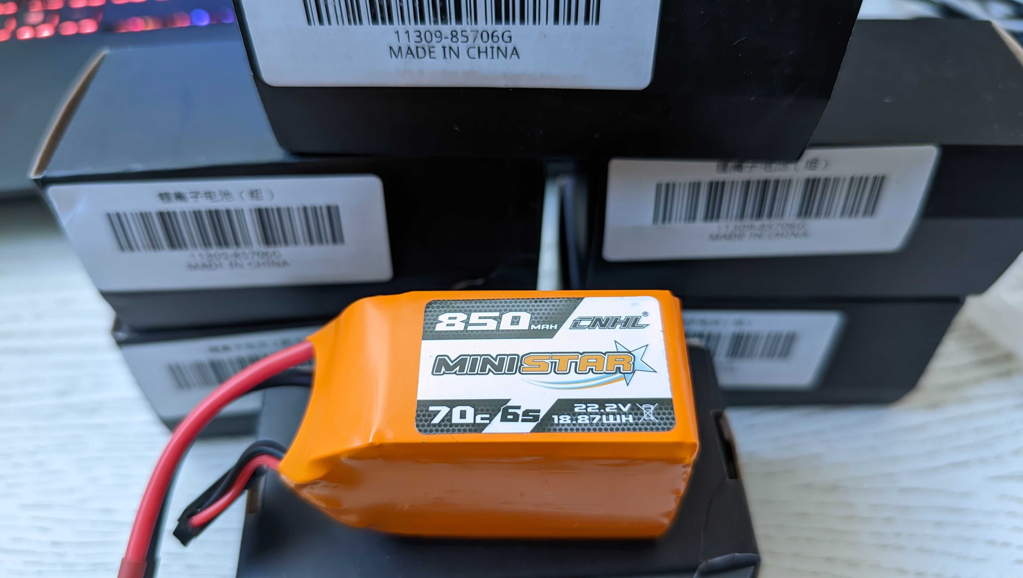 Нови батерии за FPV drone CNHL 6s 850 mAh 70c