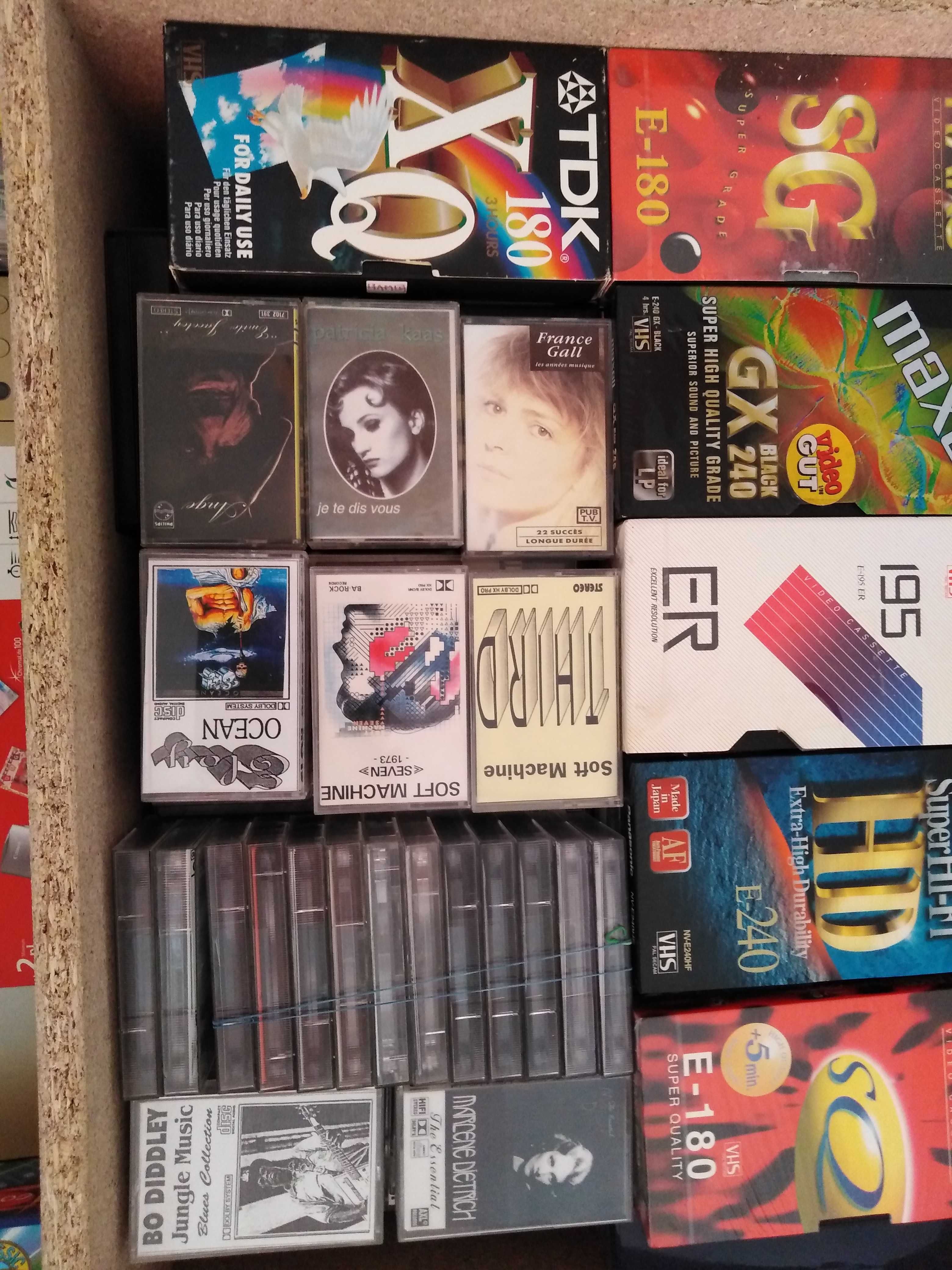 Cassette audio rock, jazz, clasic