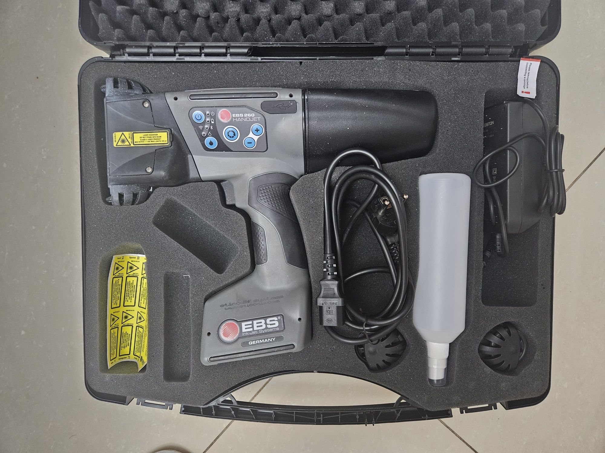 57% REDUS Imprimanta laser Inkjet Portabila Handjet EBS 260