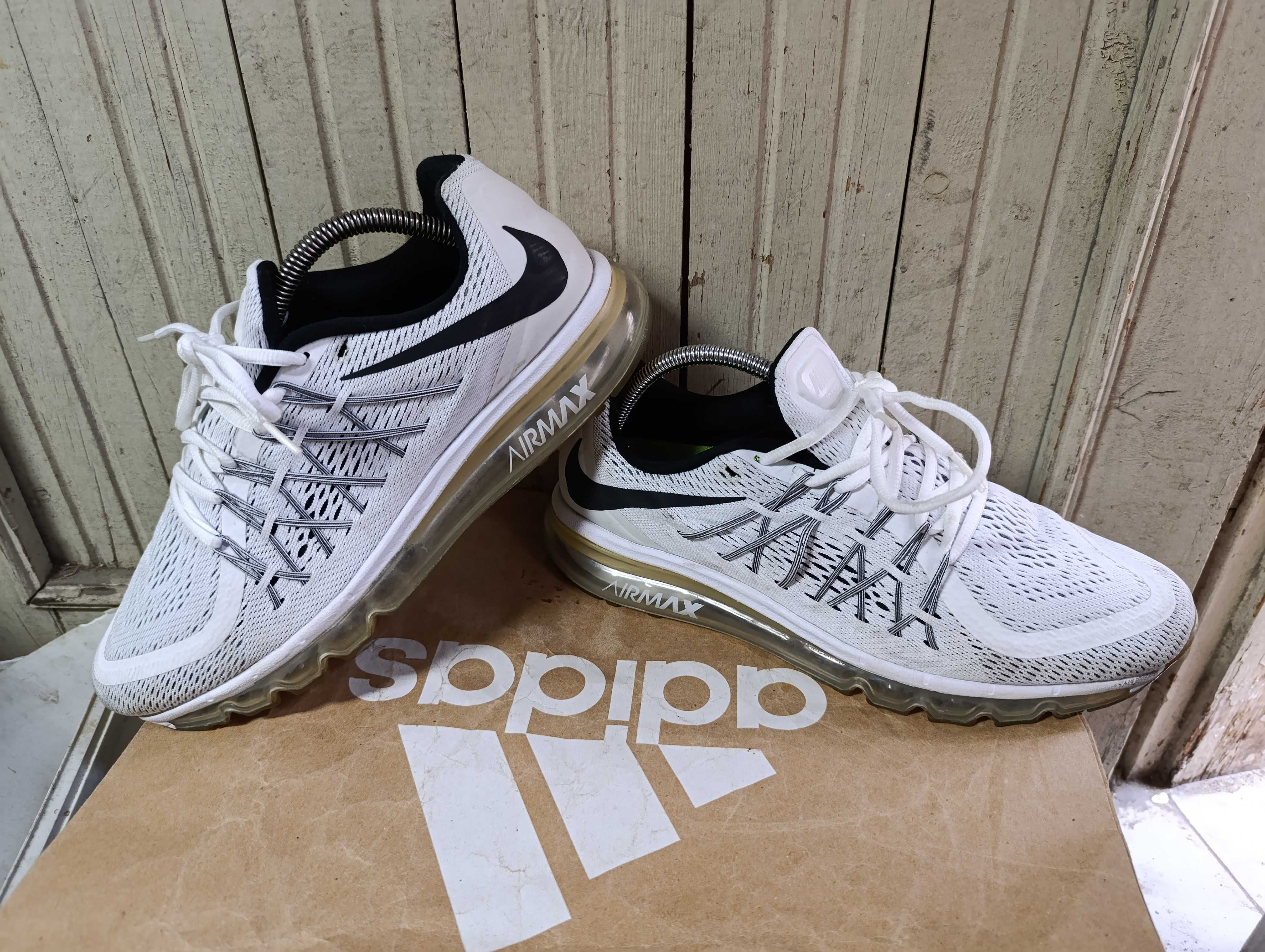 Nike Air Max 2015 White/Black''оригинални маратонки 44 номер