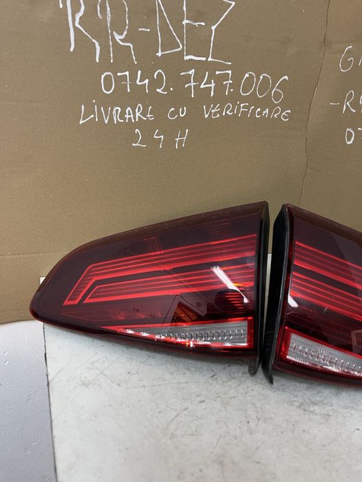 Tripla dreapta stanga Vw Golf 7 7.5 Facelift LED Haion 5G0945094AH 093