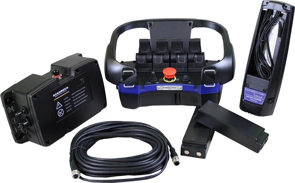 Baterie acumulator si incarcator radiocomanda SCANRECO si HETRONIC