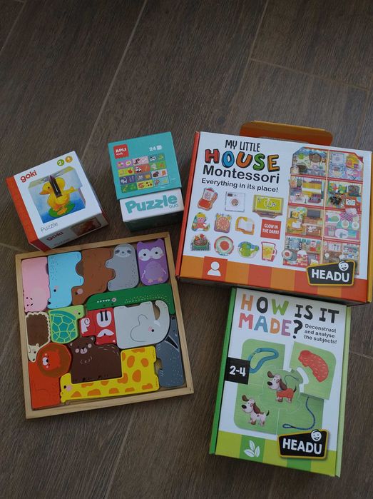 Детски играчки - дървени, образователни 2г +