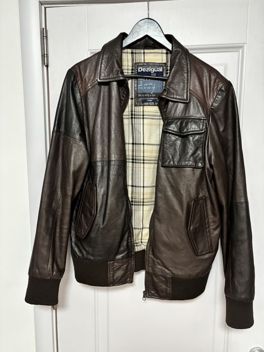 Geaca de piele barbati Desigual M