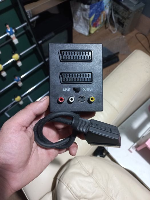 Spliter adaptor scart tv