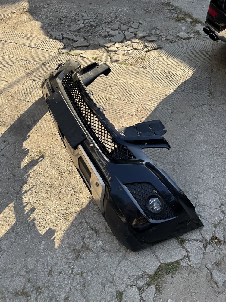 Предна броня за мерцедес МЛ фейс, ML W164 face черна