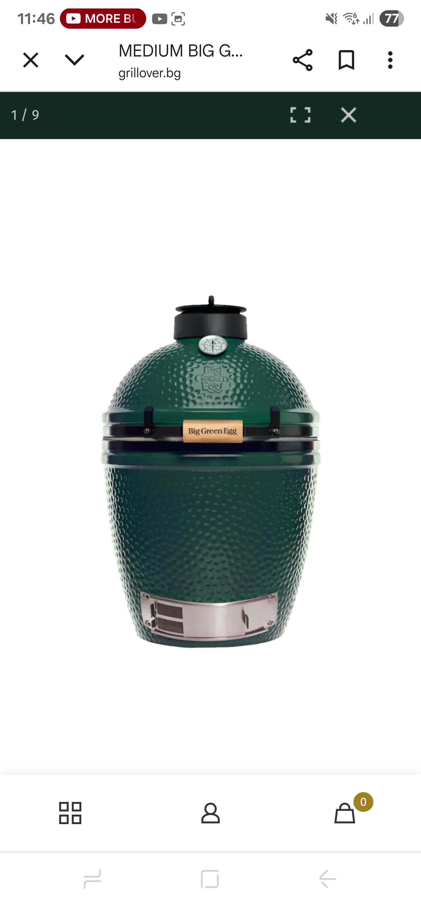 Big Green Egg - bbq Чисто ново, неизползвано