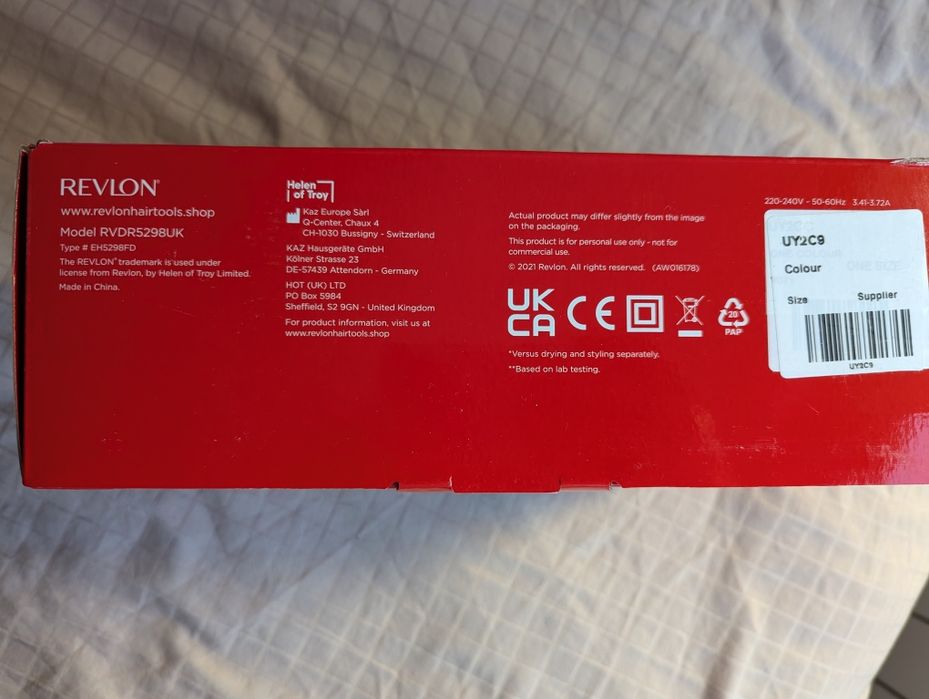 Revlon ВНОС Англия последен модел  one step volumiser plus сешоар четк