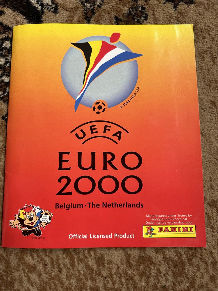 Panini албум Euro 2000