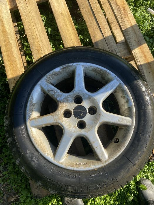 jante aliaj r15 4 bucăti + cauciucuri