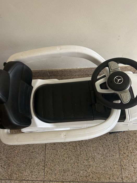 Кола за бутане мерцедес бяла