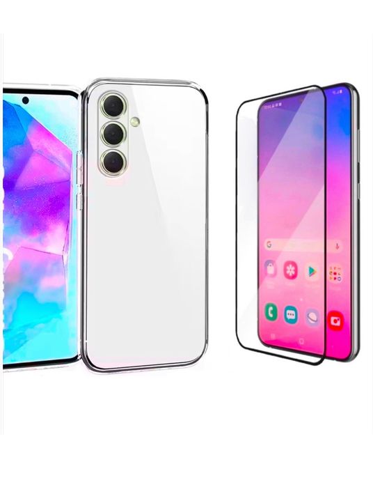 Samsung A12/A13/A14/A15/A16/A17 Pachet Husa Silicon + Folie Sticla 21D