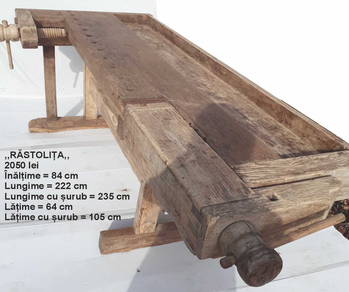 Bancuri/tejghele/mehei vechi de tamplarie din lemn