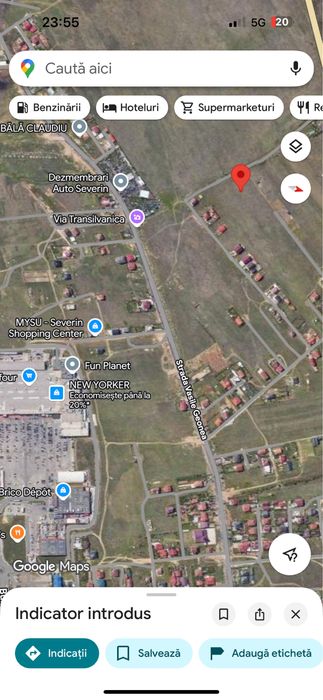 Teren Aeroport 1266 mp intravilan cu puz