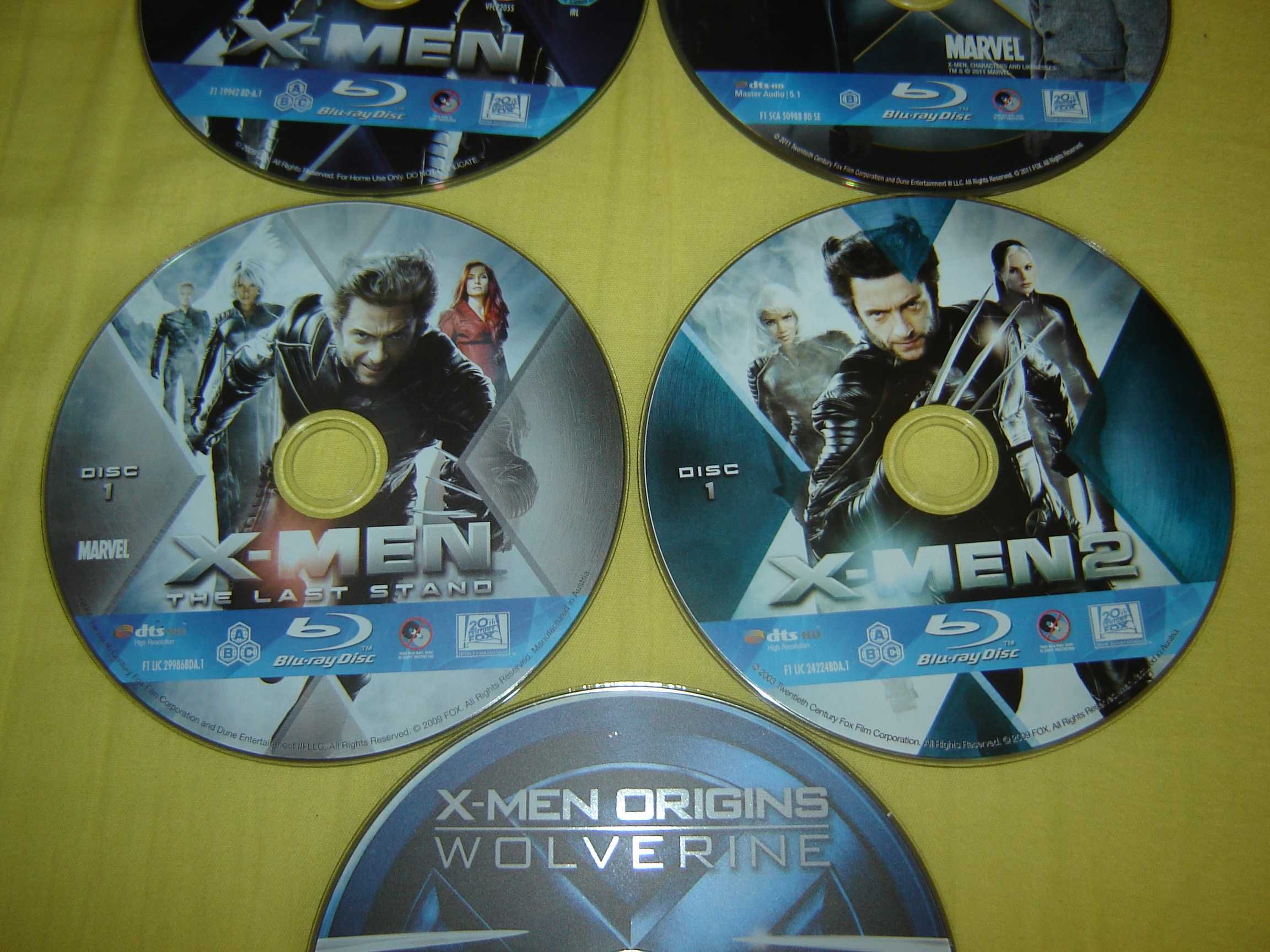 Blu-ray discuri X-Men Originale noi