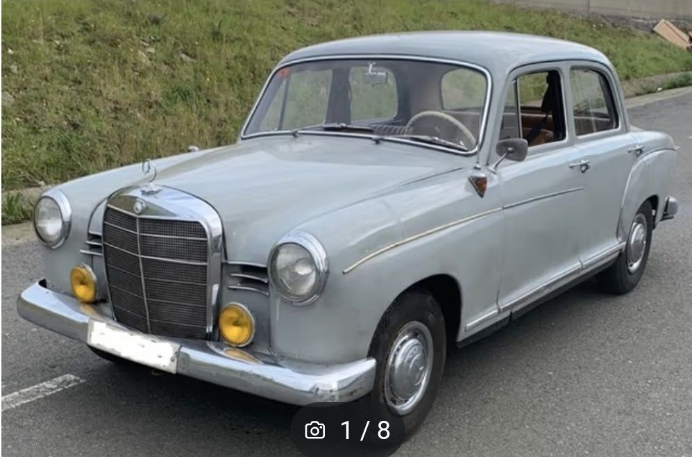 Mercedes-Benz 220 Ponton 1957 | Proiect restaurare | Origine Spania